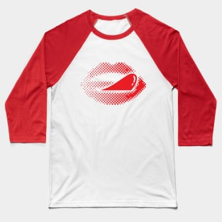 Red Lips Baseball T-Shirt